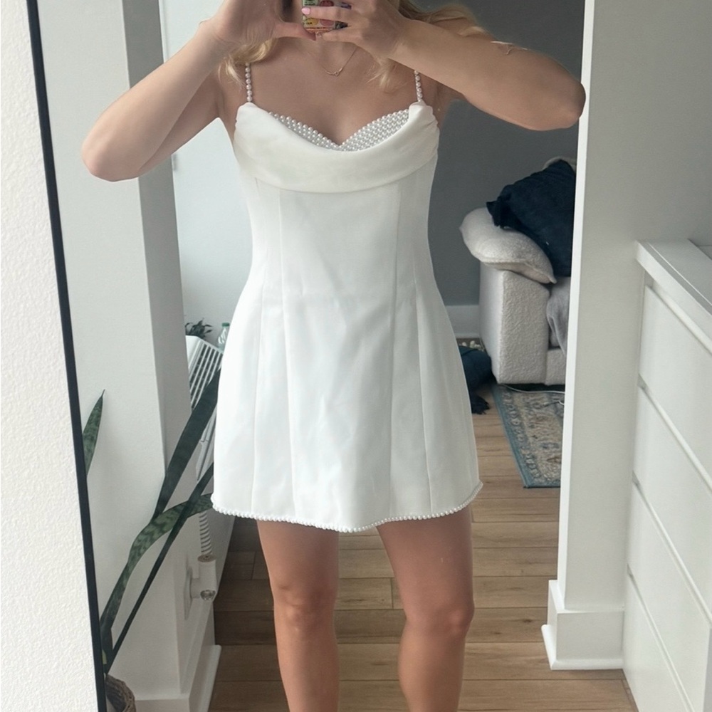 Meshki Liliane
Suiting Mini Dress - Ivory